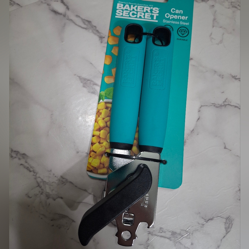 Baker's Secret Teal Can Opener